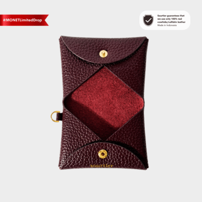 MONET Cardwallet MERLOT (Limited Drop) | IDR 308.000