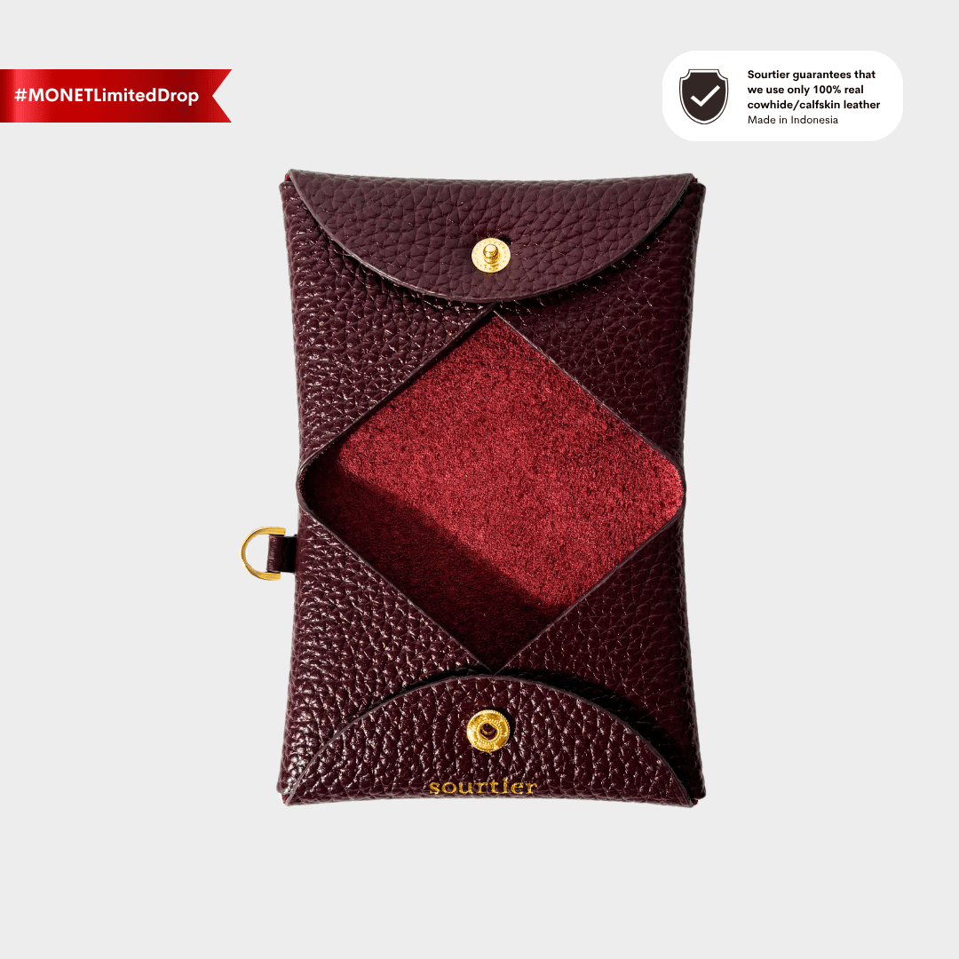 MONET Cardwallet MERLOT (Limited Drop) | IDR 308.000