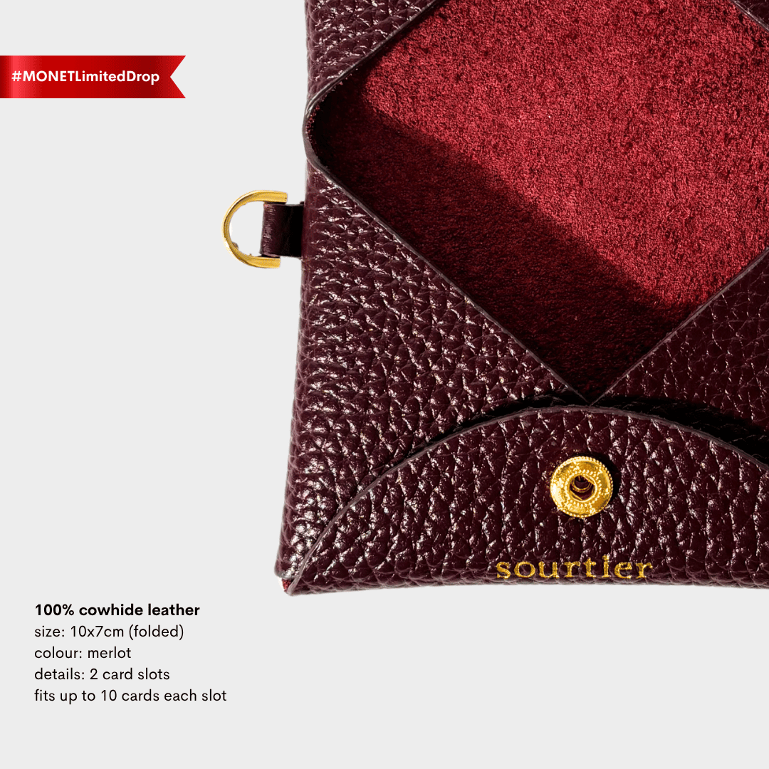 MONET Cardwallet MERLOT (Limited Drop) | IDR 308.000 - Image 4