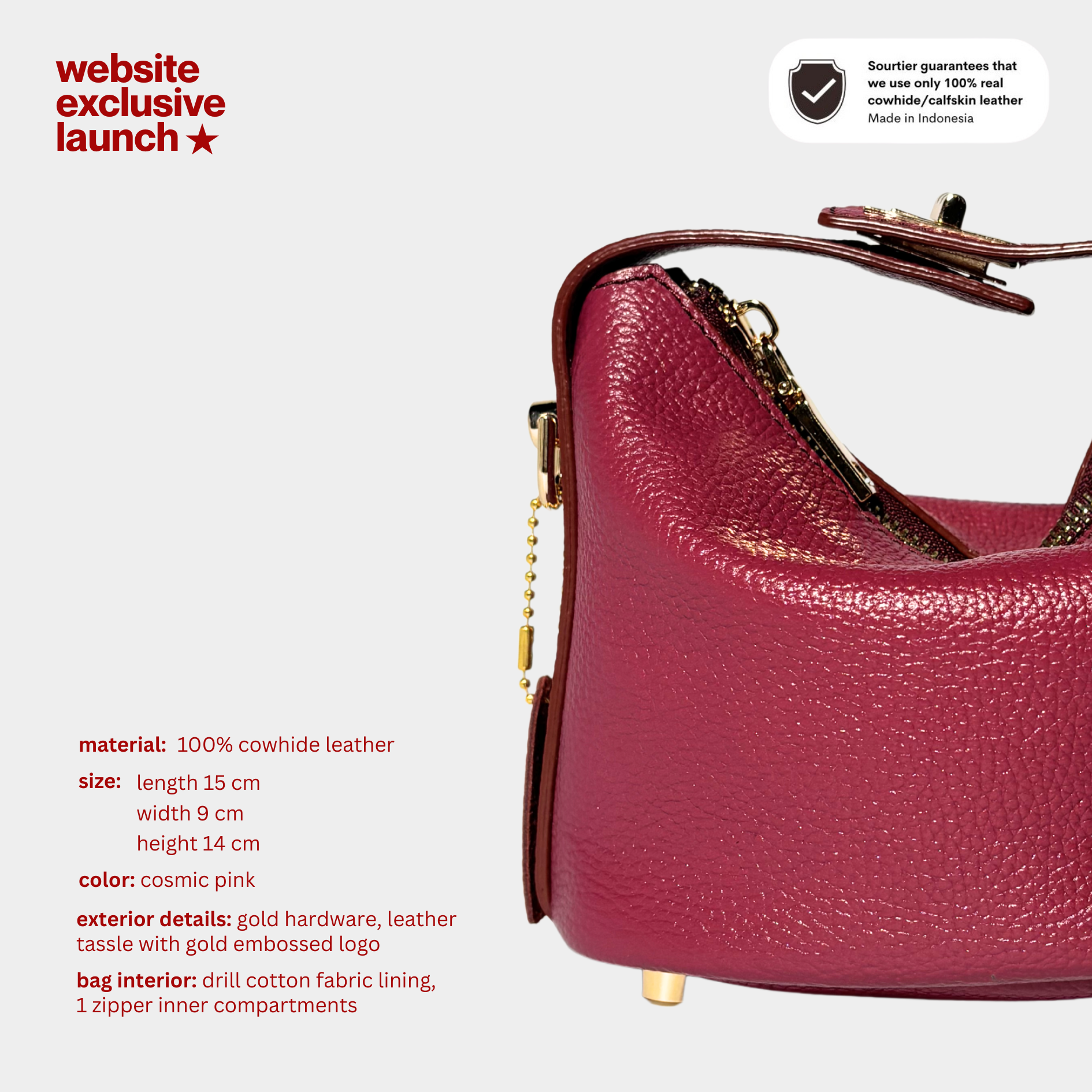 Kifle Mini Cosmic Pink (Web Exclusive) - Image 7